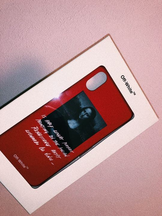 off-white / iPhoneX XS 対応 ケース　値下げ参ります