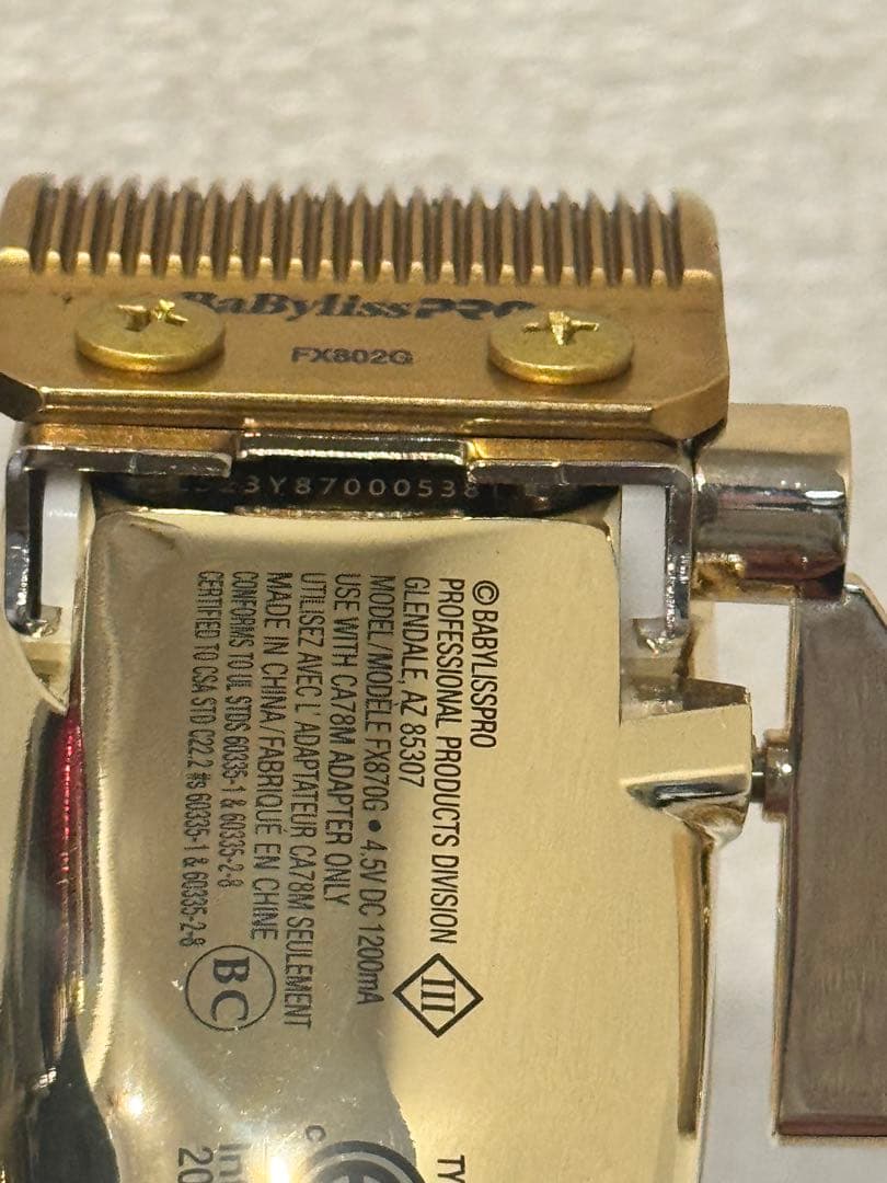 新品 BaByliss Pro FX870G バリカンベビリス　クリッパー