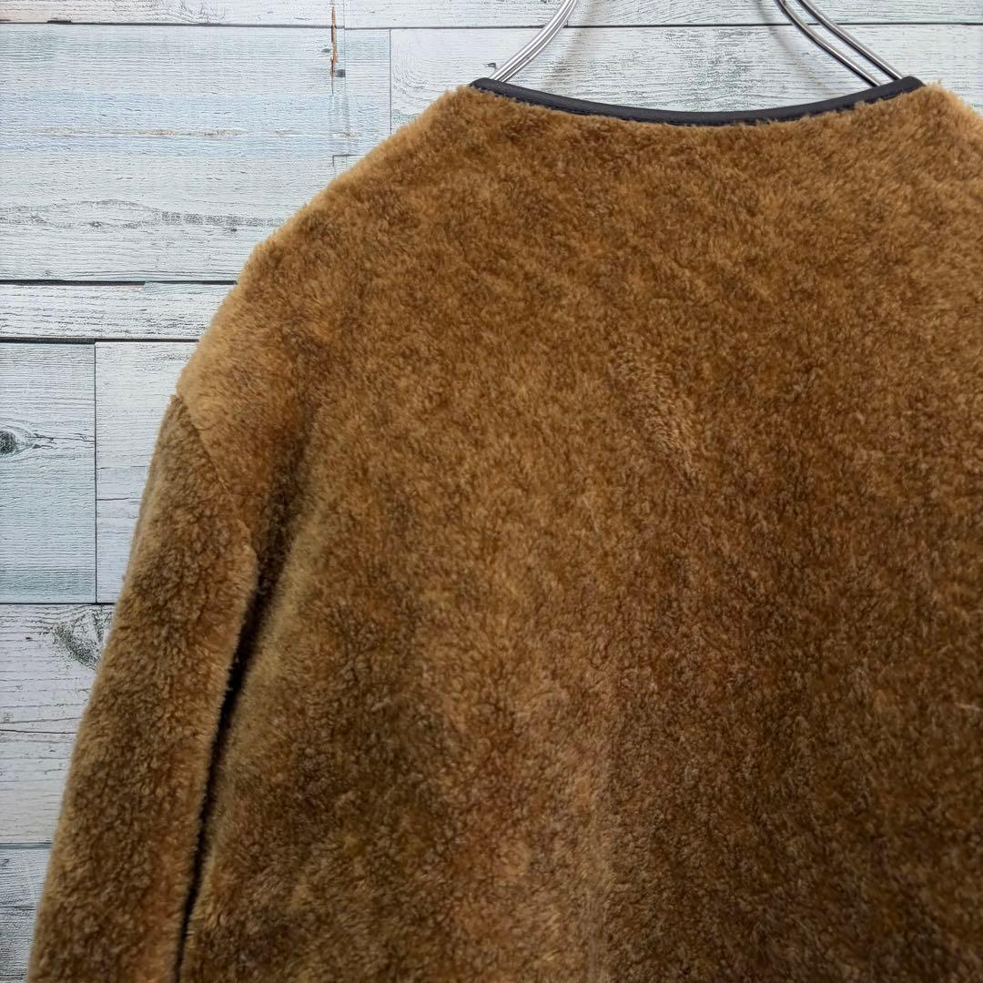 ☆ほぼ未使用☆自由区　リバーシブル中綿ジャケット　大きいサイズ3L ボア生地