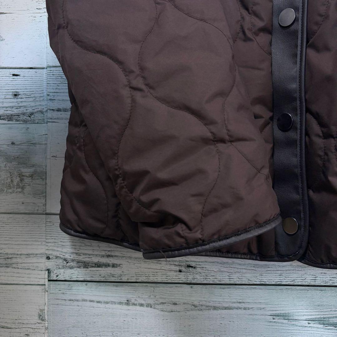 ☆ほぼ未使用☆自由区　リバーシブル中綿ジャケット　大きいサイズ3L ボア生地