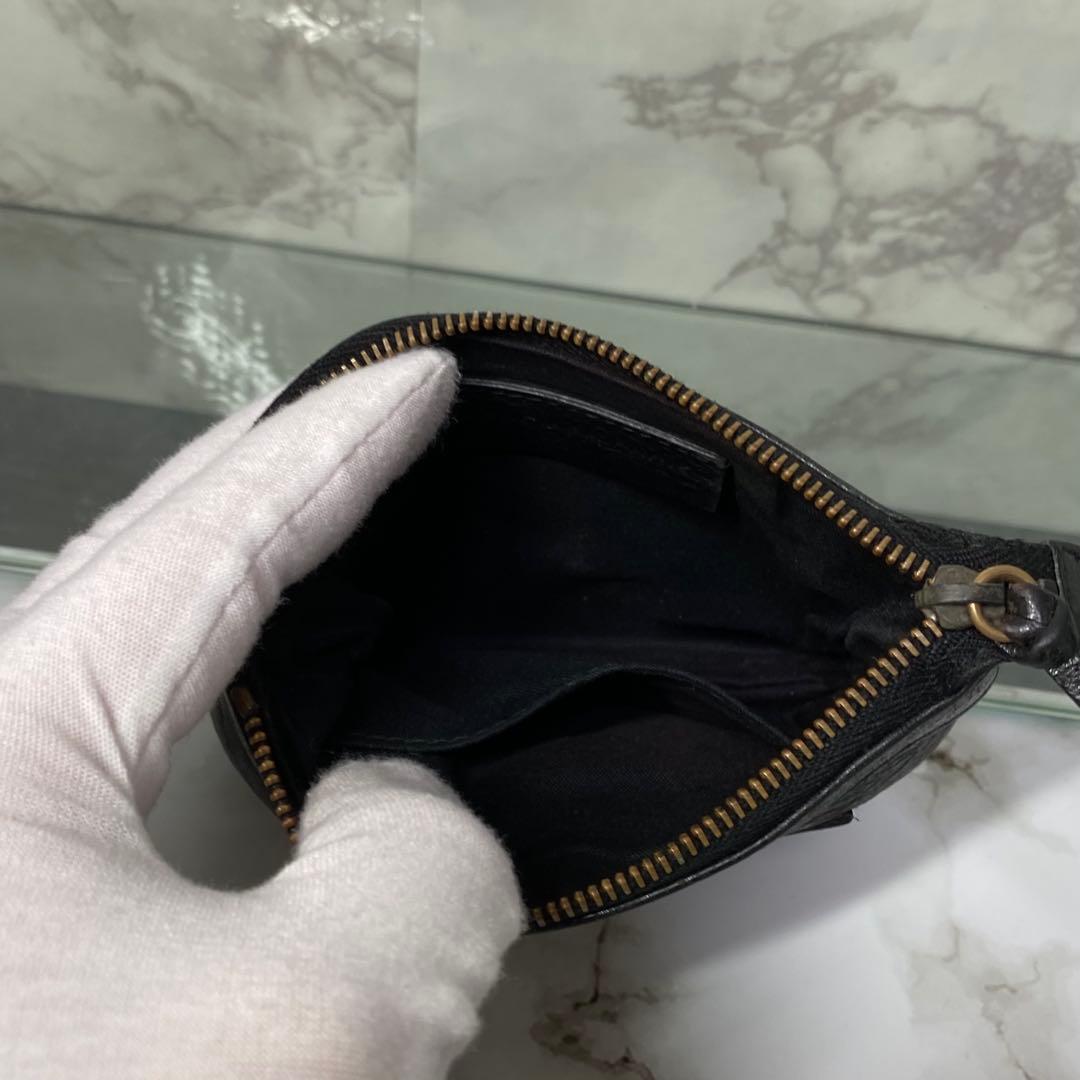 BALENCIAGA バレンシアガ ケース ジャイアント ブラック 黒 革