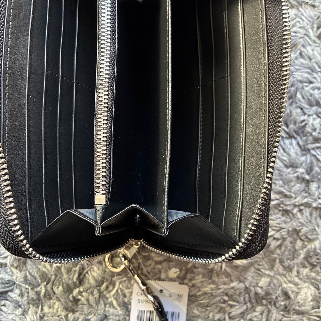 COACH コーチ 長財布　黒　ブラック　シグネチャー　新品未使用　ストラップ