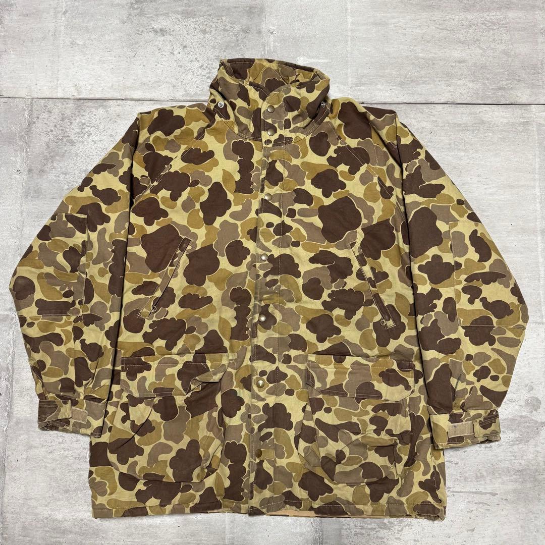 80s 台湾製 マウンテンパーカー ダックハンターカモ フロッグスキン XL