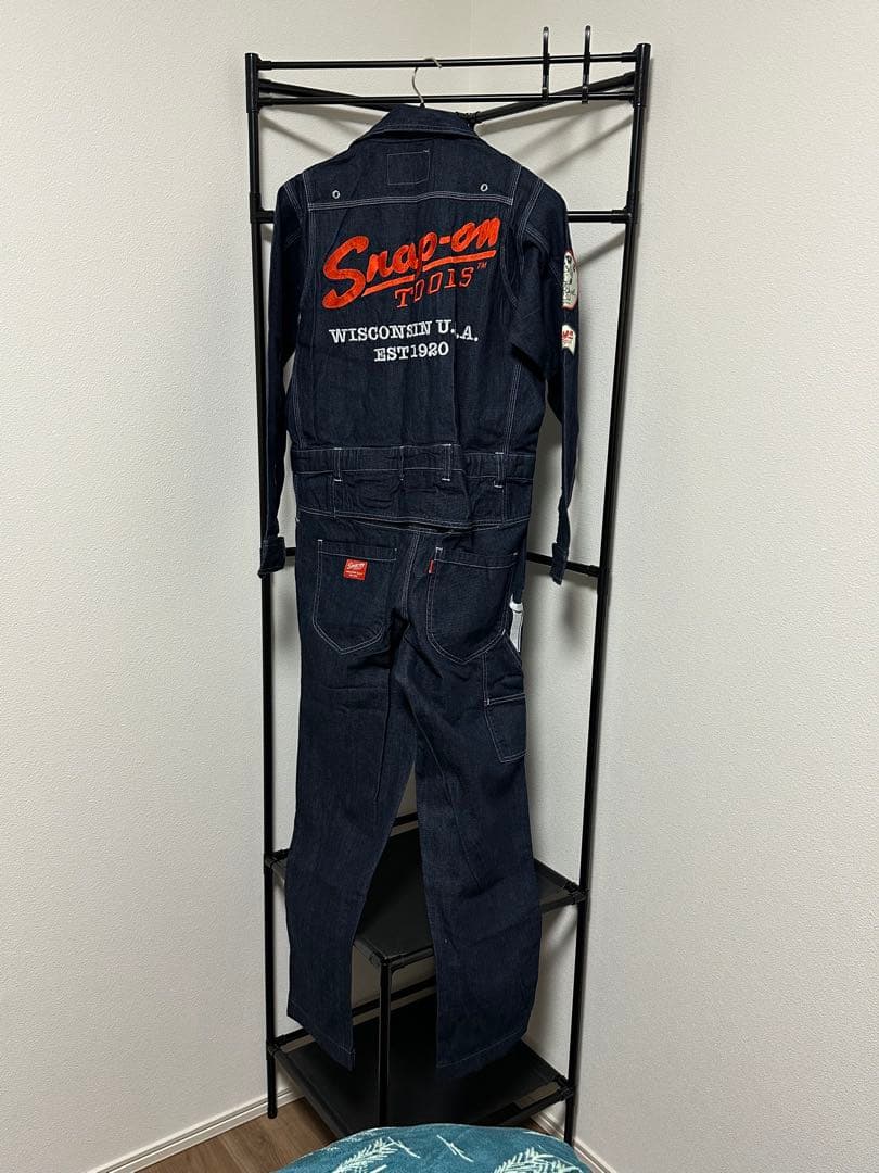 Snap-on オーバーオール Sサイズ ダークデニム