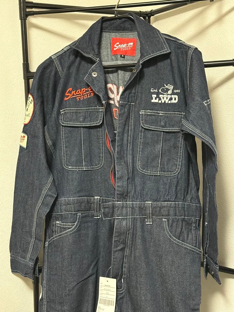 Snap-on オーバーオール Sサイズ ダークデニム