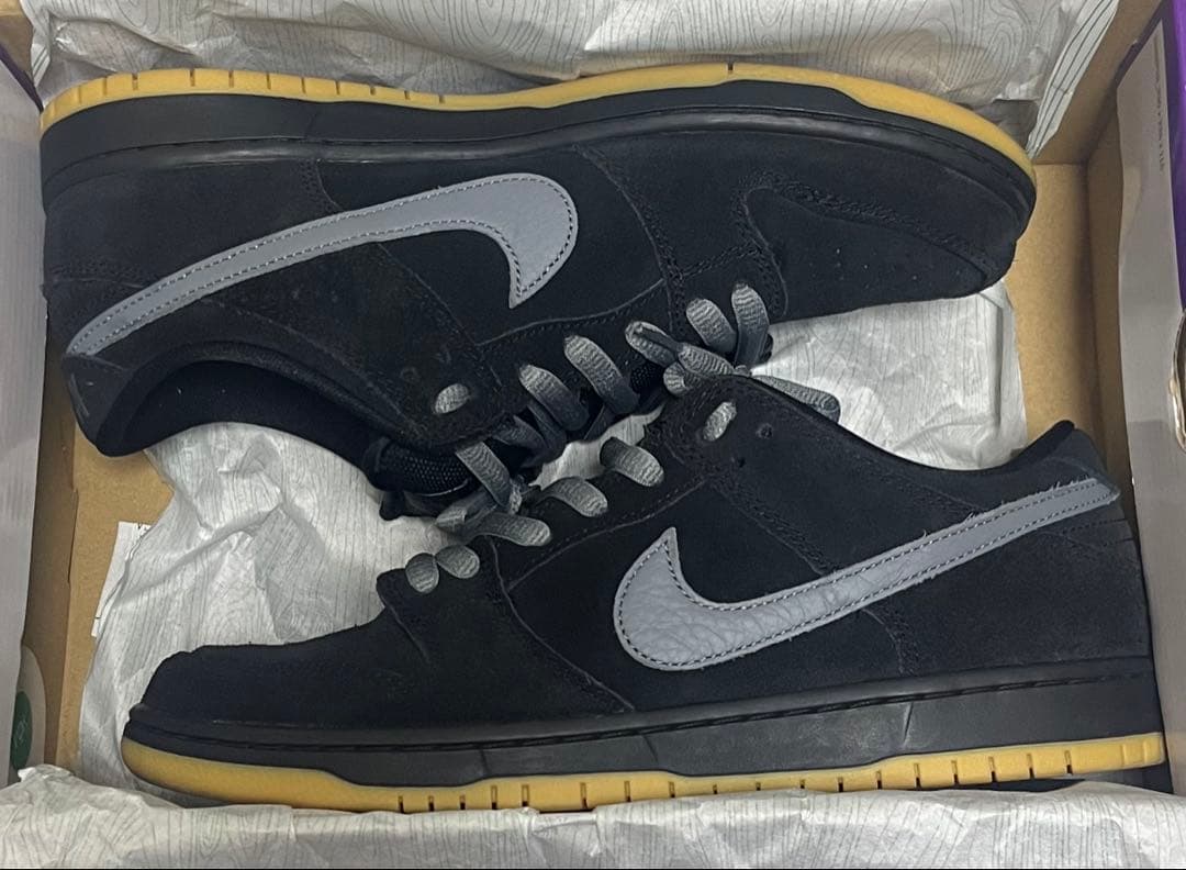靴 NIKE SB Dunk Low Pro \"Black Fog\"