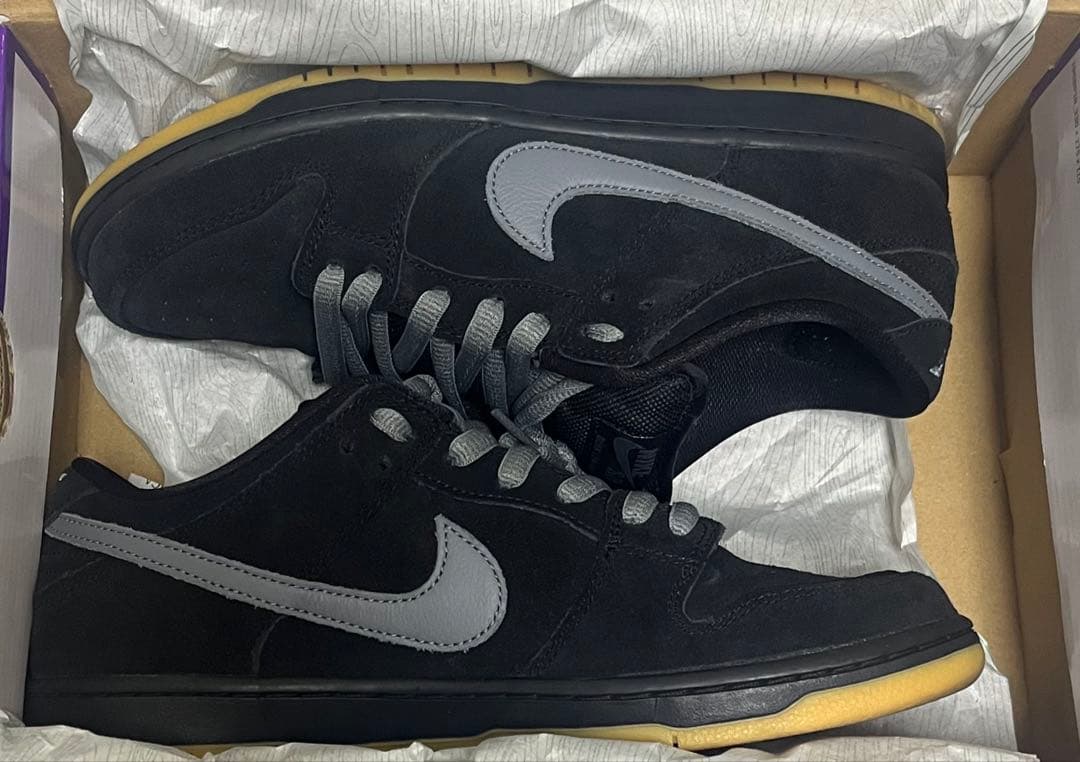 靴 NIKE SB Dunk Low Pro \"Black Fog\"