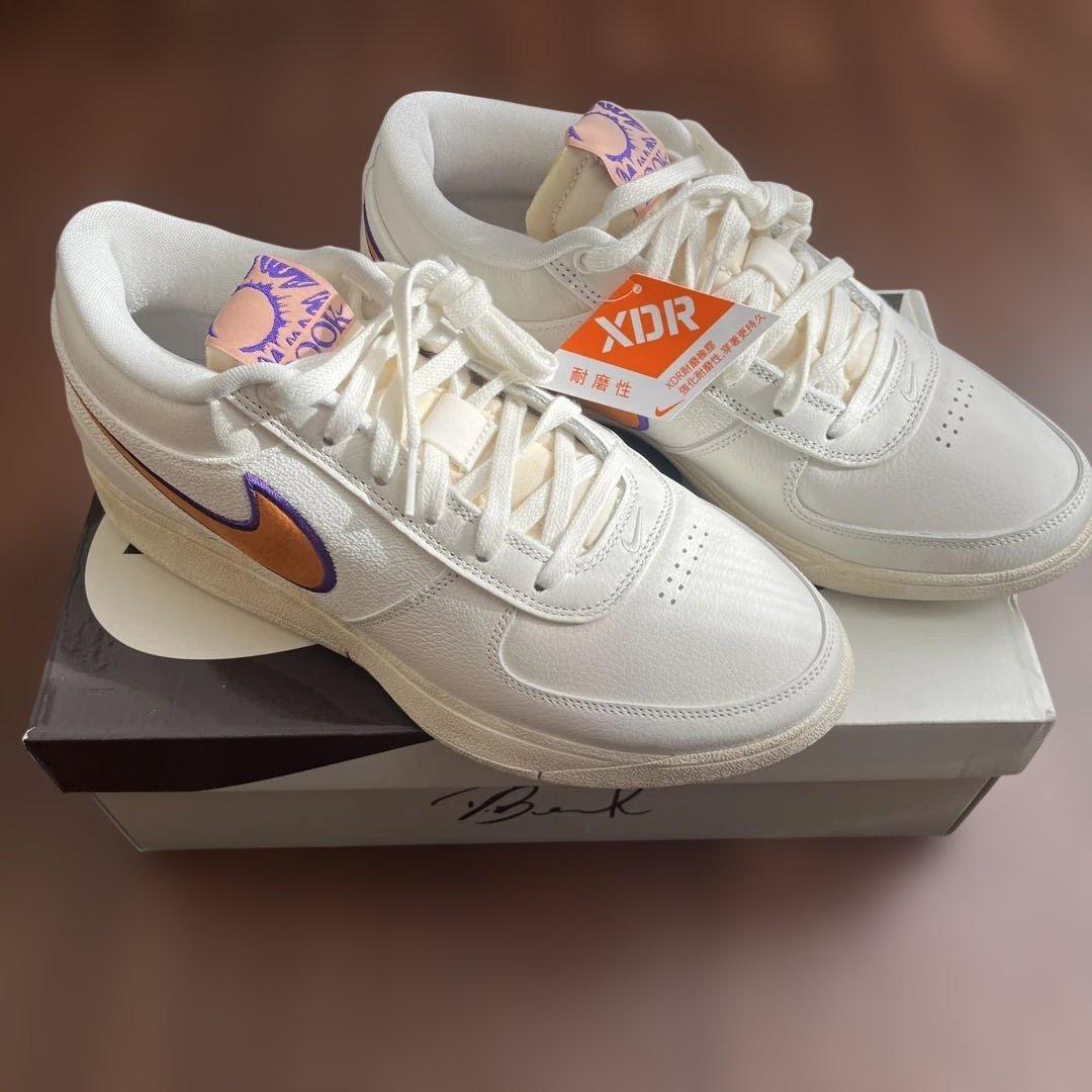 NIKE BOOK1｜SAIL/CLAY ORANGE-COURT PURPLE