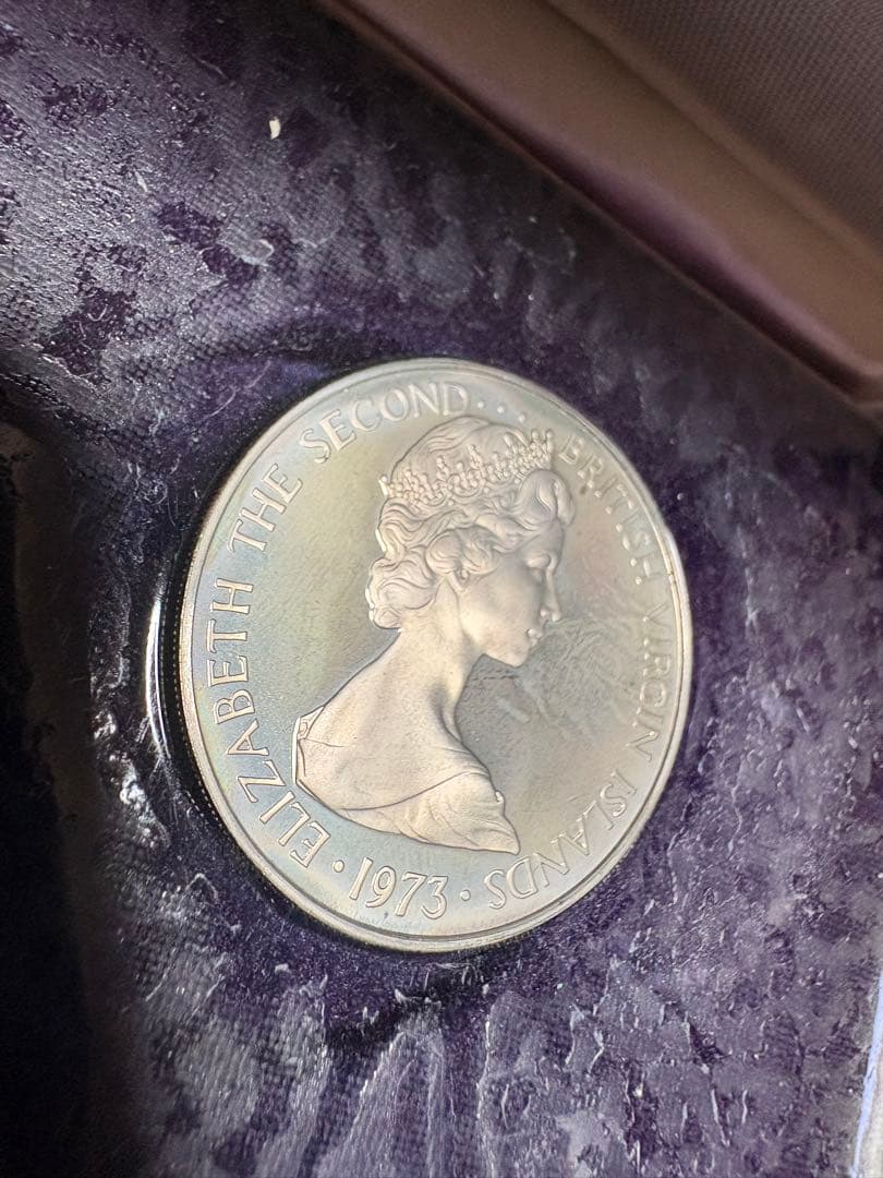 【銀貨保証】極美品　ヴァージン諸島 プルーフ貨幣セット 1ドル銀貨含　SV925