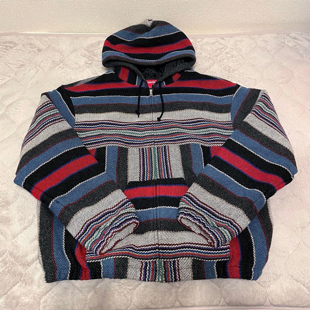 ジャケット・アウター Supreme Woven Stripe Hooded Jacket