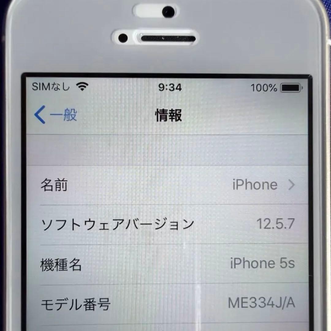 美品★Apple iPhone5s 16GB ME334J/A★付属品完備