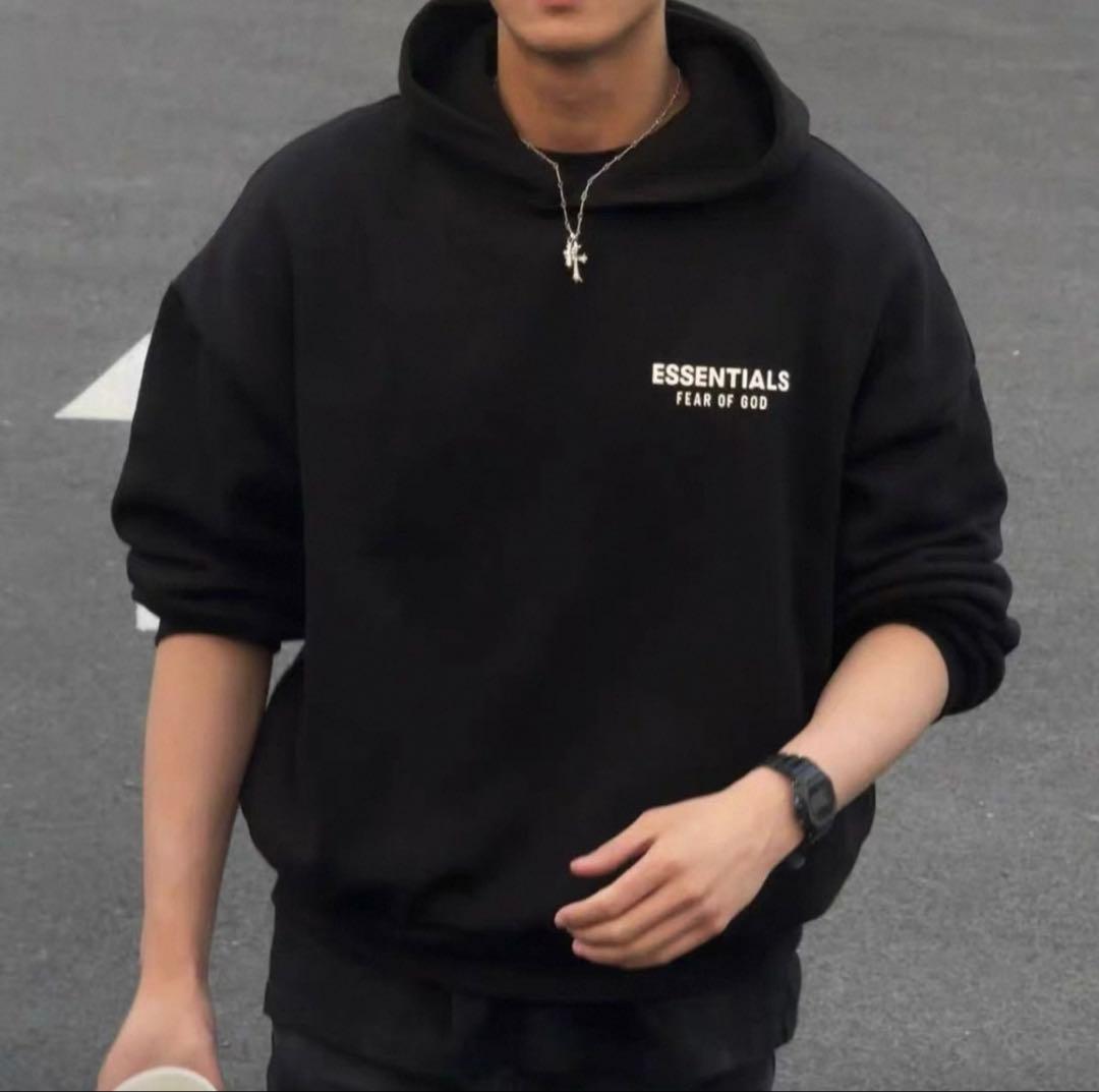 FEAR OF GOD ESSENTIALS パーカー ブラック