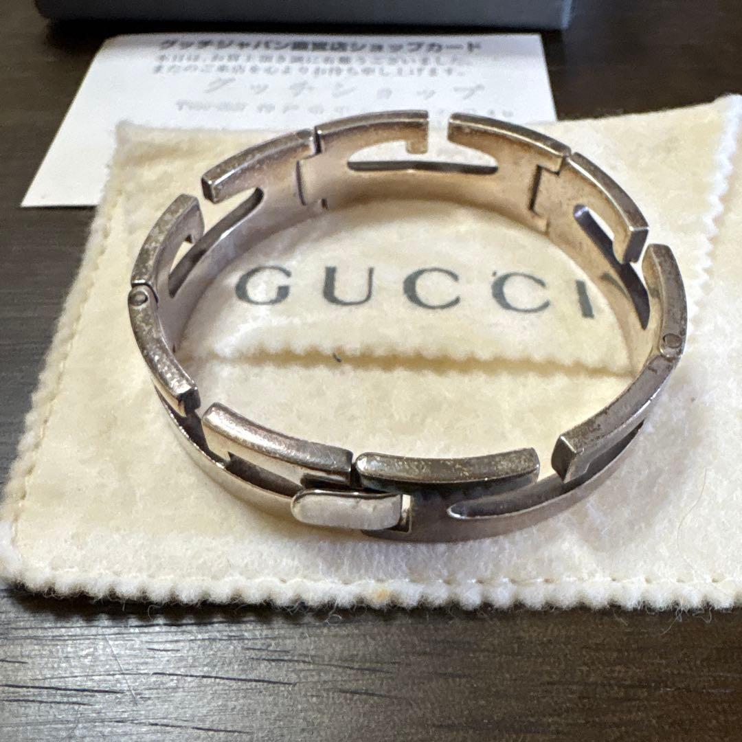 GUCCI ステンレススチール ブレスレット 7