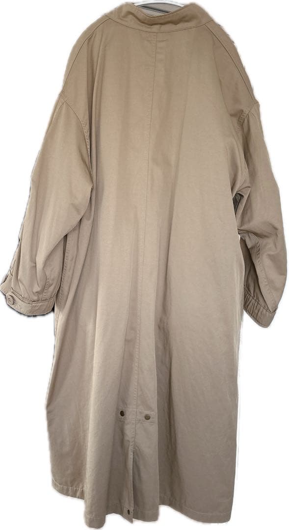 SHENERY キルティングライナー付きオーバーサイズモッズコート