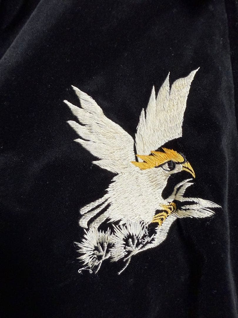 テーラー東洋　別珍　スカジャン　襟付き　Lサイズ