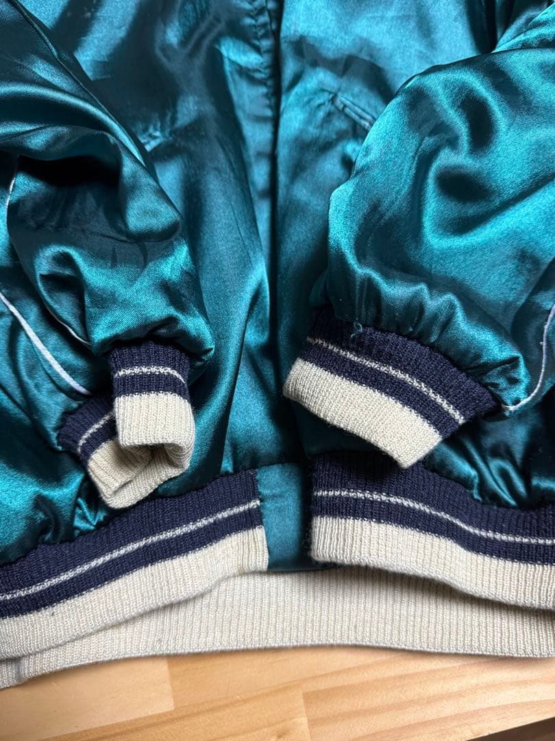 テーラー東洋　別珍　スカジャン　襟付き　Lサイズ