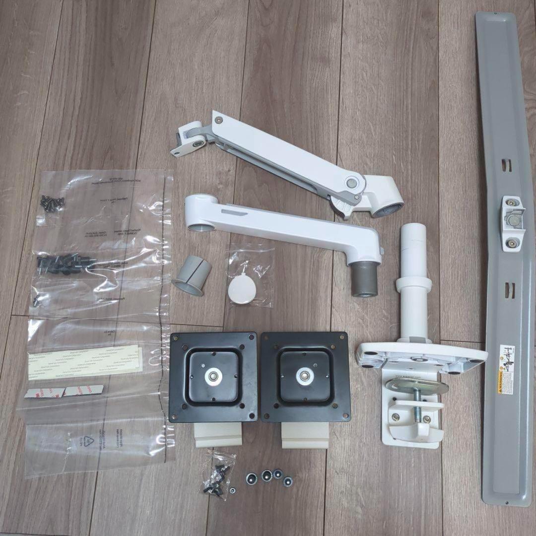 エルゴトロン LX デュアルダイレクトアーム ホワイト