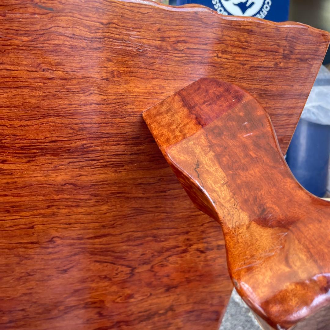 天然木 高級座卓 和 無垢 ローテーブル 一枚板調 平卓 レトロ　アンティーク