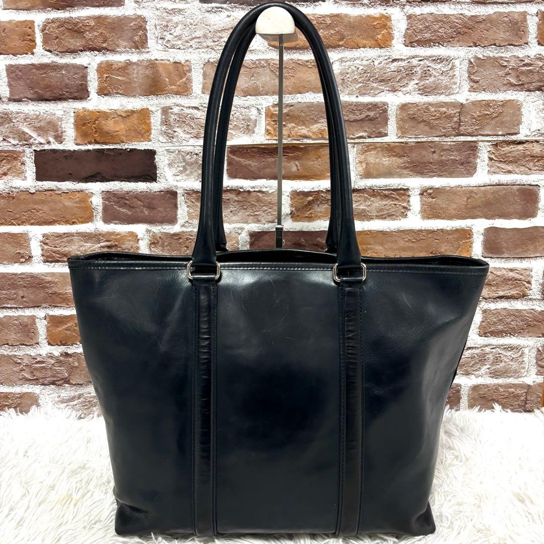 ✨人気レア✨マッキントッシュ A4可 トートバッグ ビジネスバッグ ブラック革