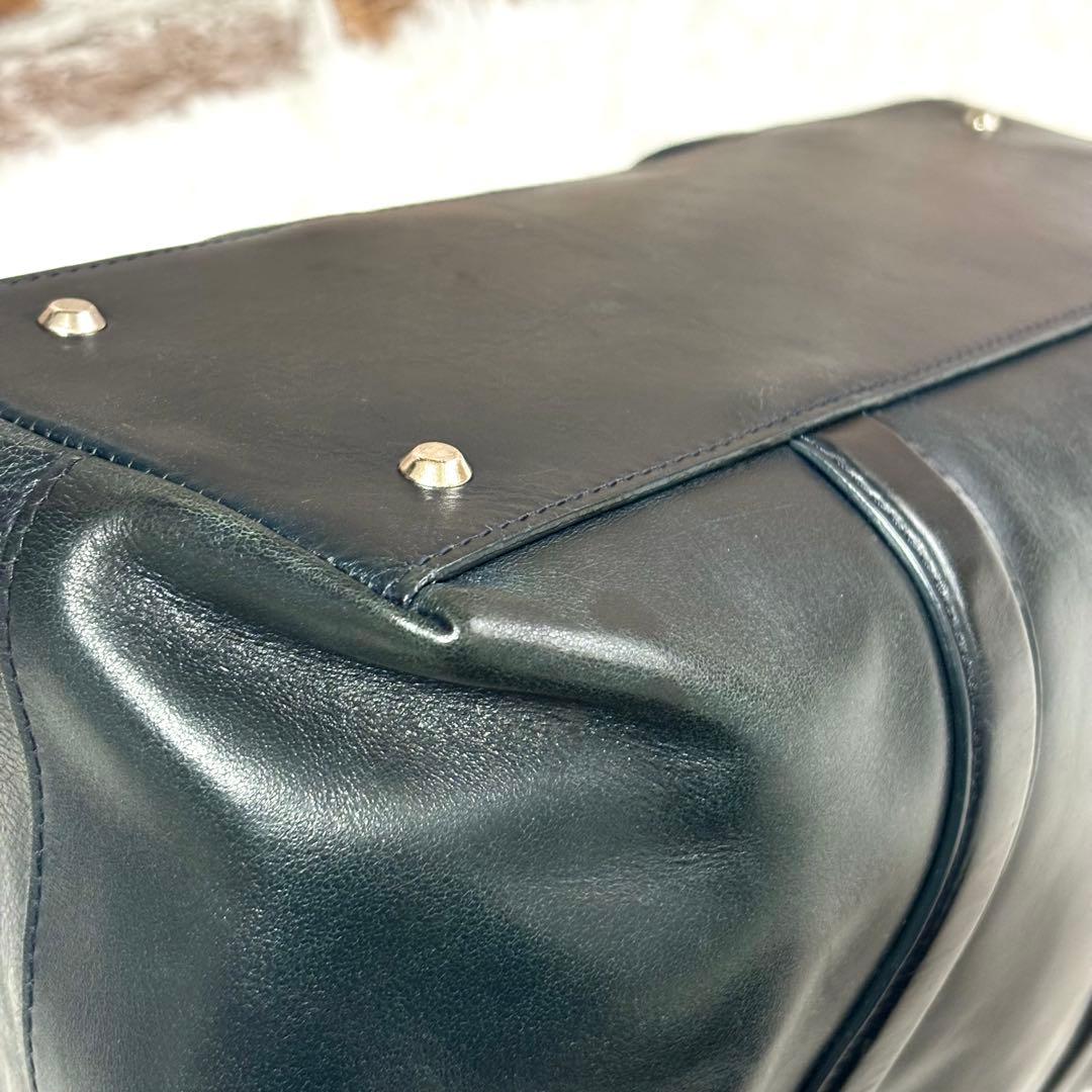 ✨人気レア✨マッキントッシュ A4可 トートバッグ ビジネスバッグ ブラック革