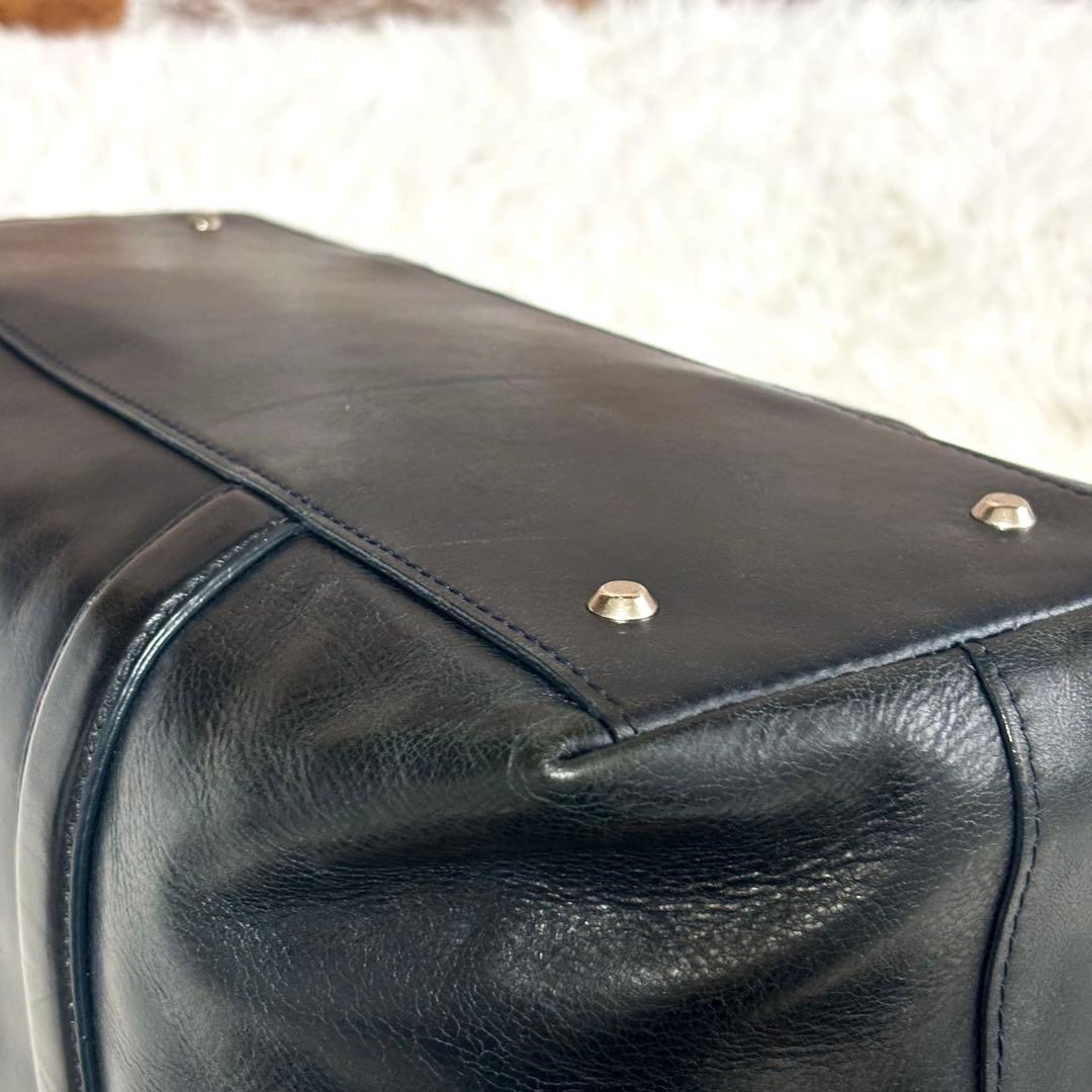 ✨人気レア✨マッキントッシュ A4可 トートバッグ ビジネスバッグ ブラック革