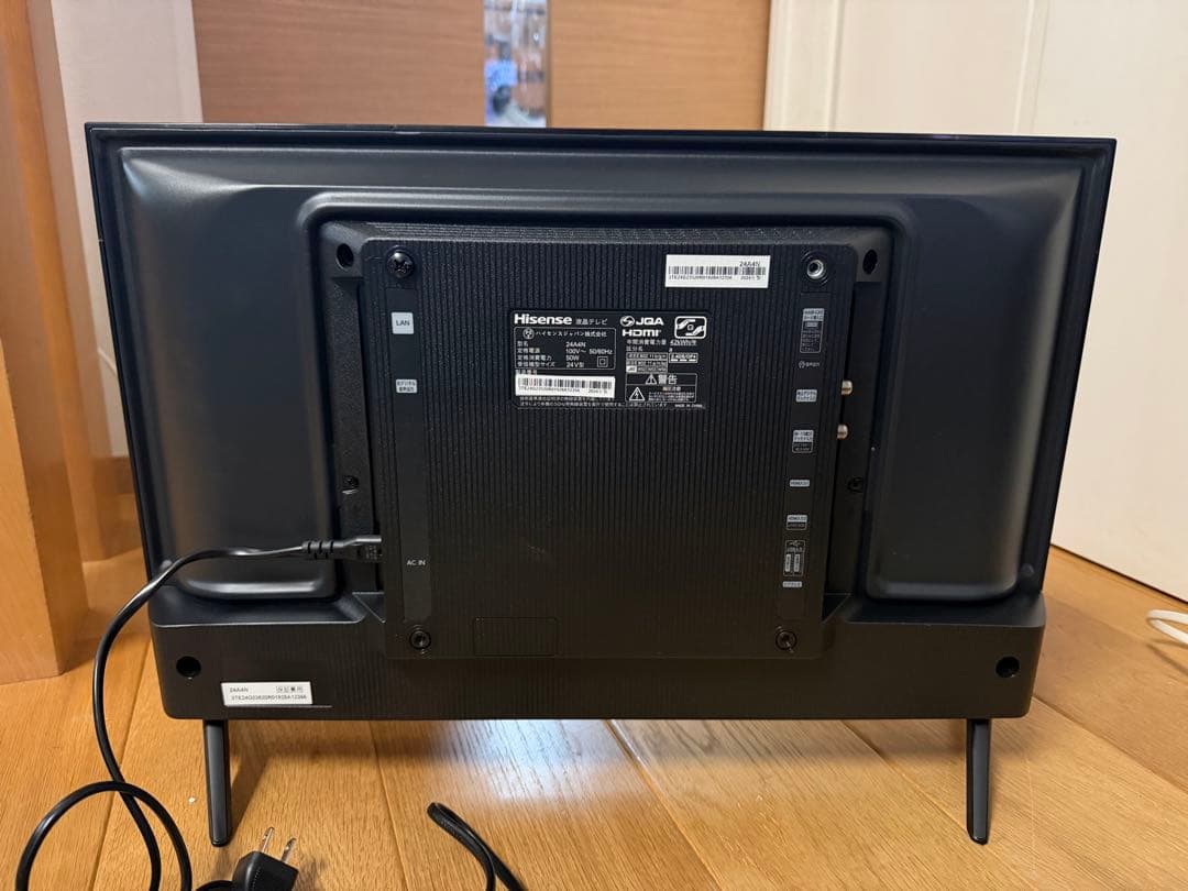 【美品】2024年製 ハイセンス 24V型 液晶テレビ 24A4N