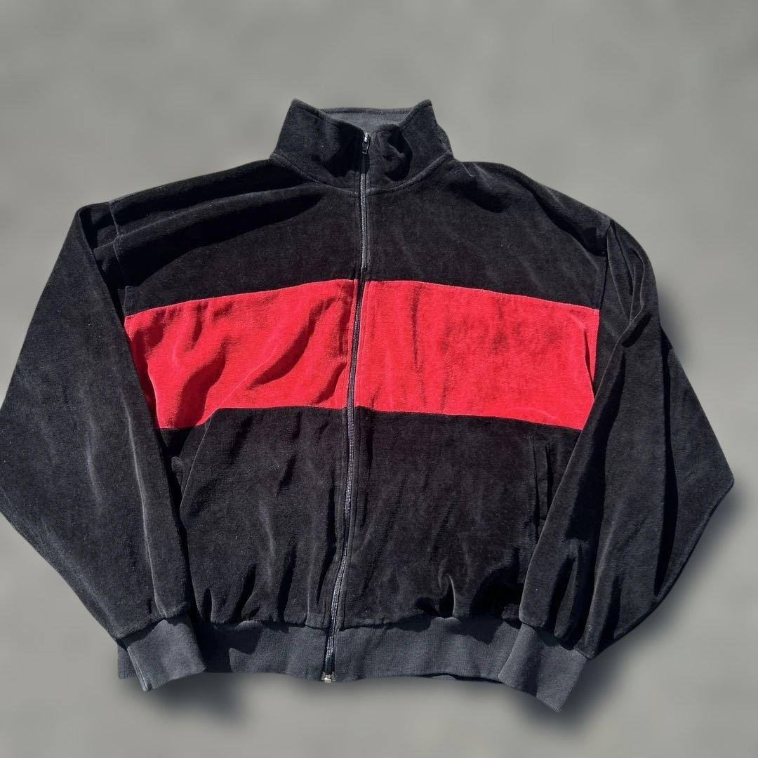 supreme 元ネタ 90s HONORS ベロア トラックジャケット