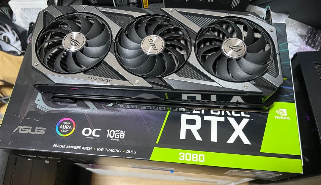 グラフィックボード・グラボ・ビデオカード ASUS ROG STRIX GeForce RTX 3080 OC