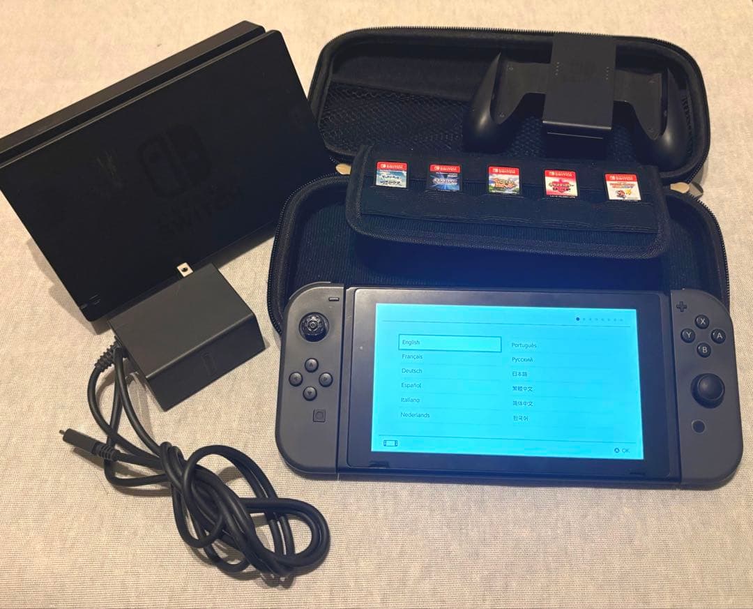 本体動作確認済み Nintendo Switch 本体＋ソフト5本まとめ売り