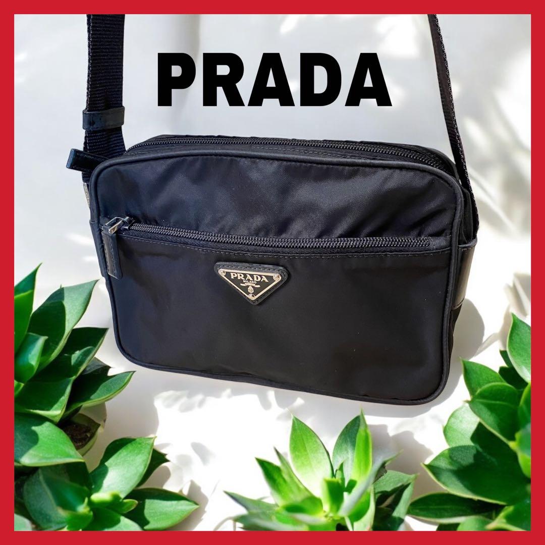 PRADA プラダ 三角ロゴプレート テスートナイロン ショルダーバッグ