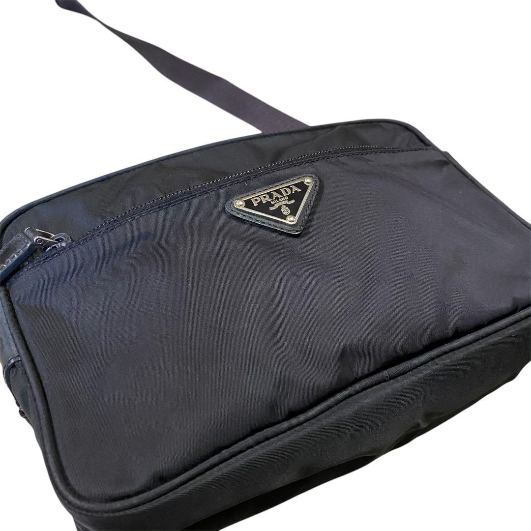 PRADA プラダ 三角ロゴプレート テスートナイロン ショルダーバッグ