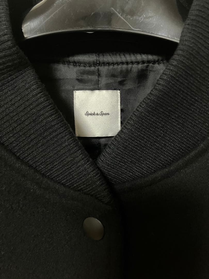 Spick & Span 黒 スタジャン 38