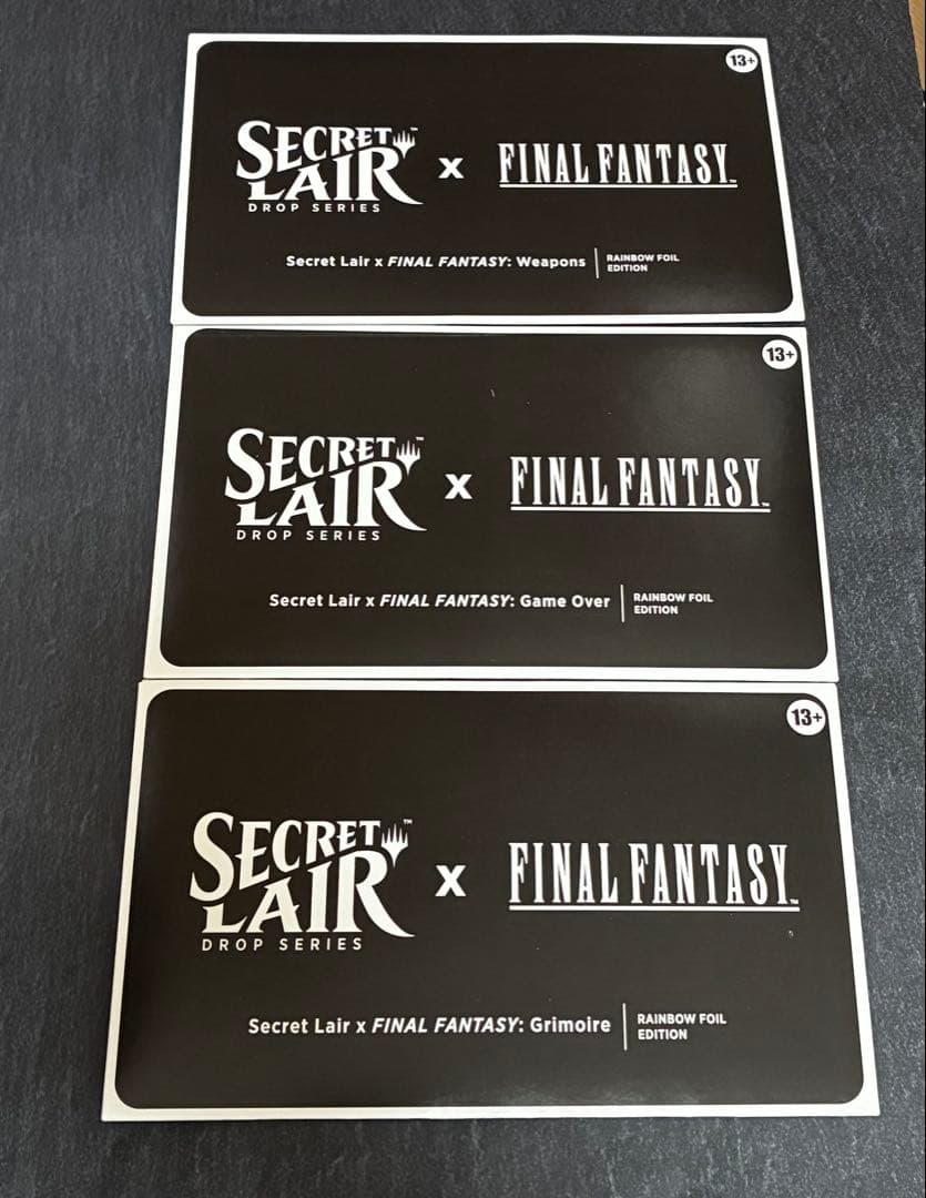 Secret Lair x FINAL FANTASY foil英語3種セット