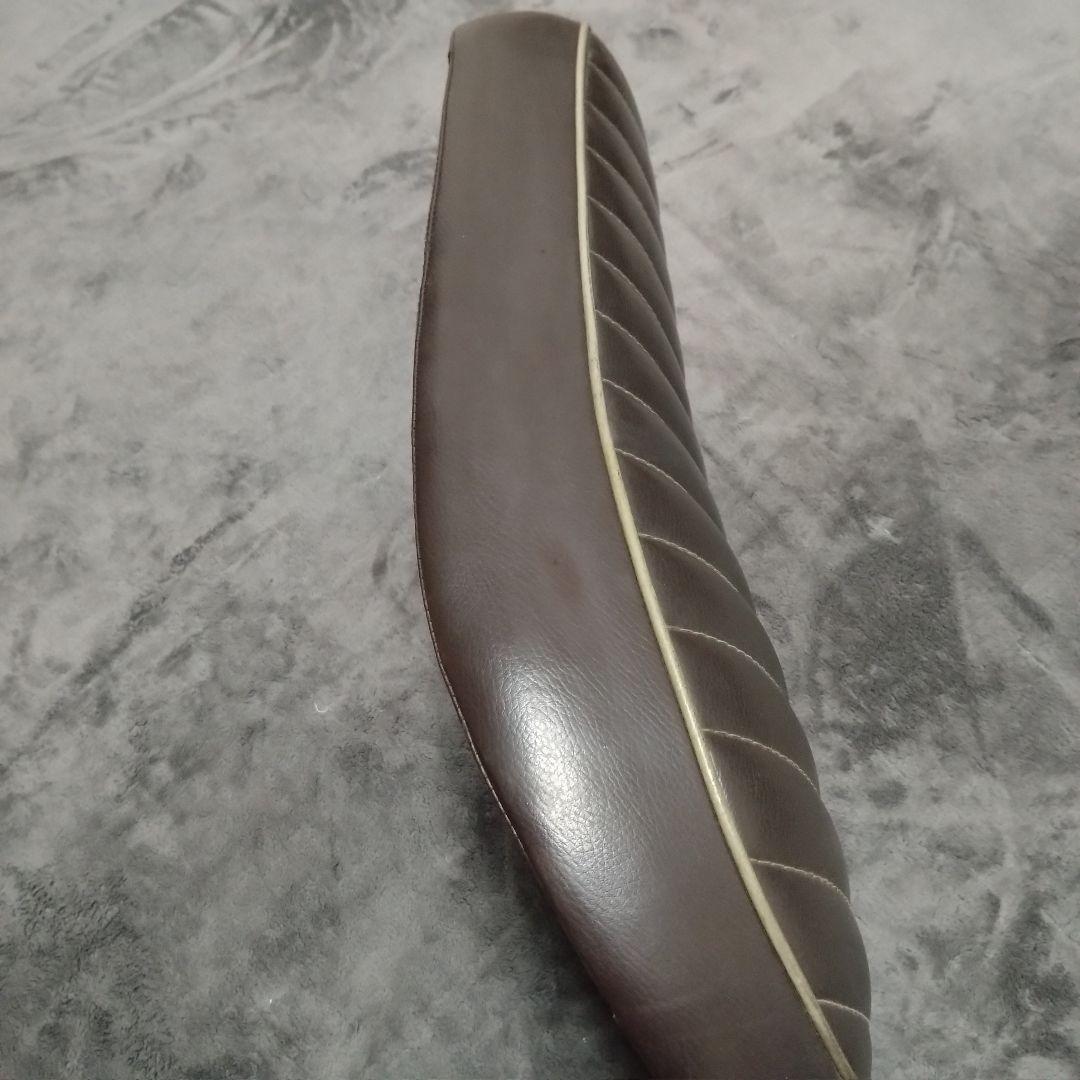 SR400 イージーライダース製 ナイトロヘッズ タックロールシート ブラウン