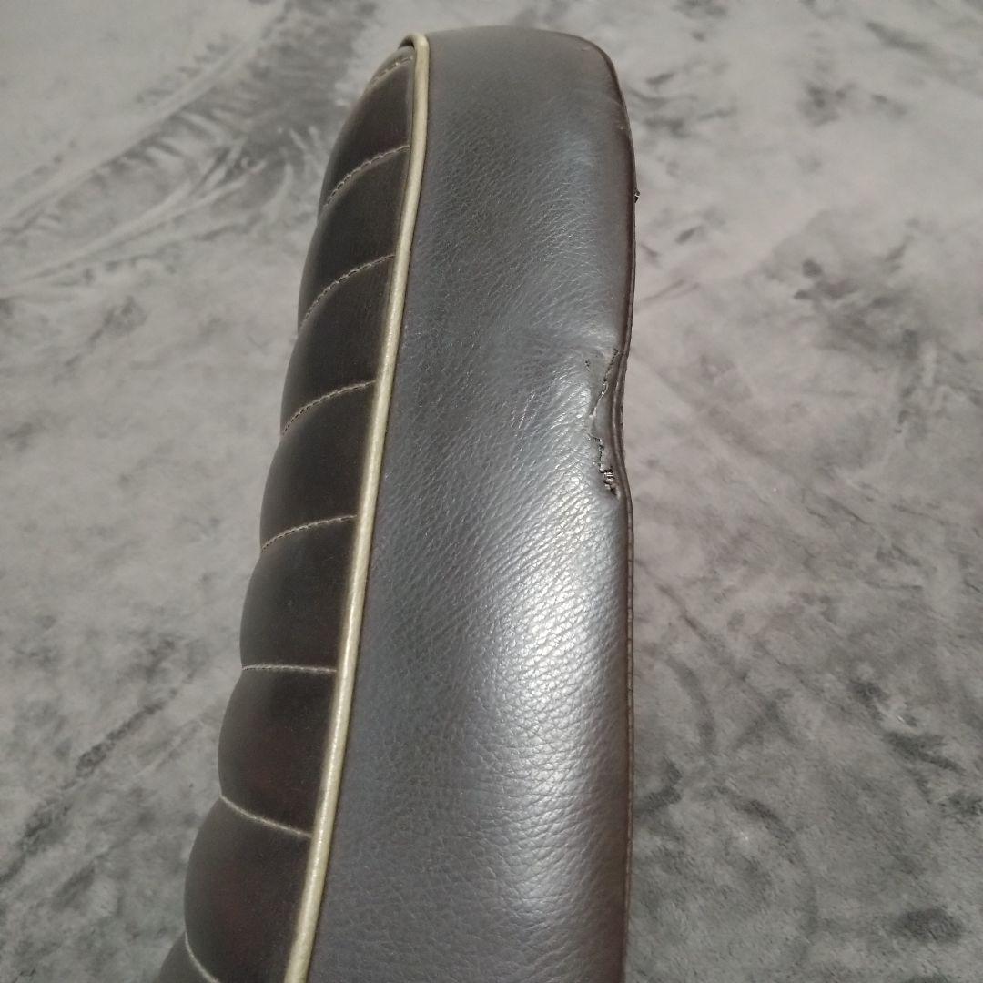 SR400 イージーライダース製 ナイトロヘッズ タックロールシート ブラウン