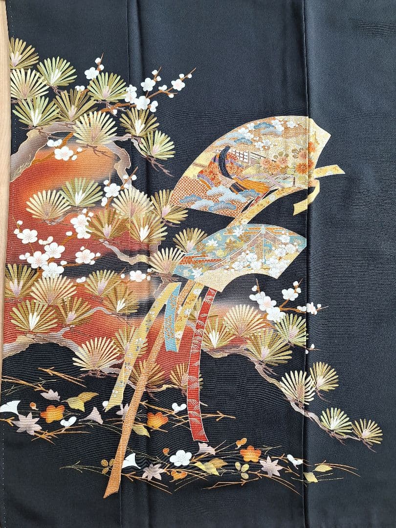 着物リメイクワンピース3667