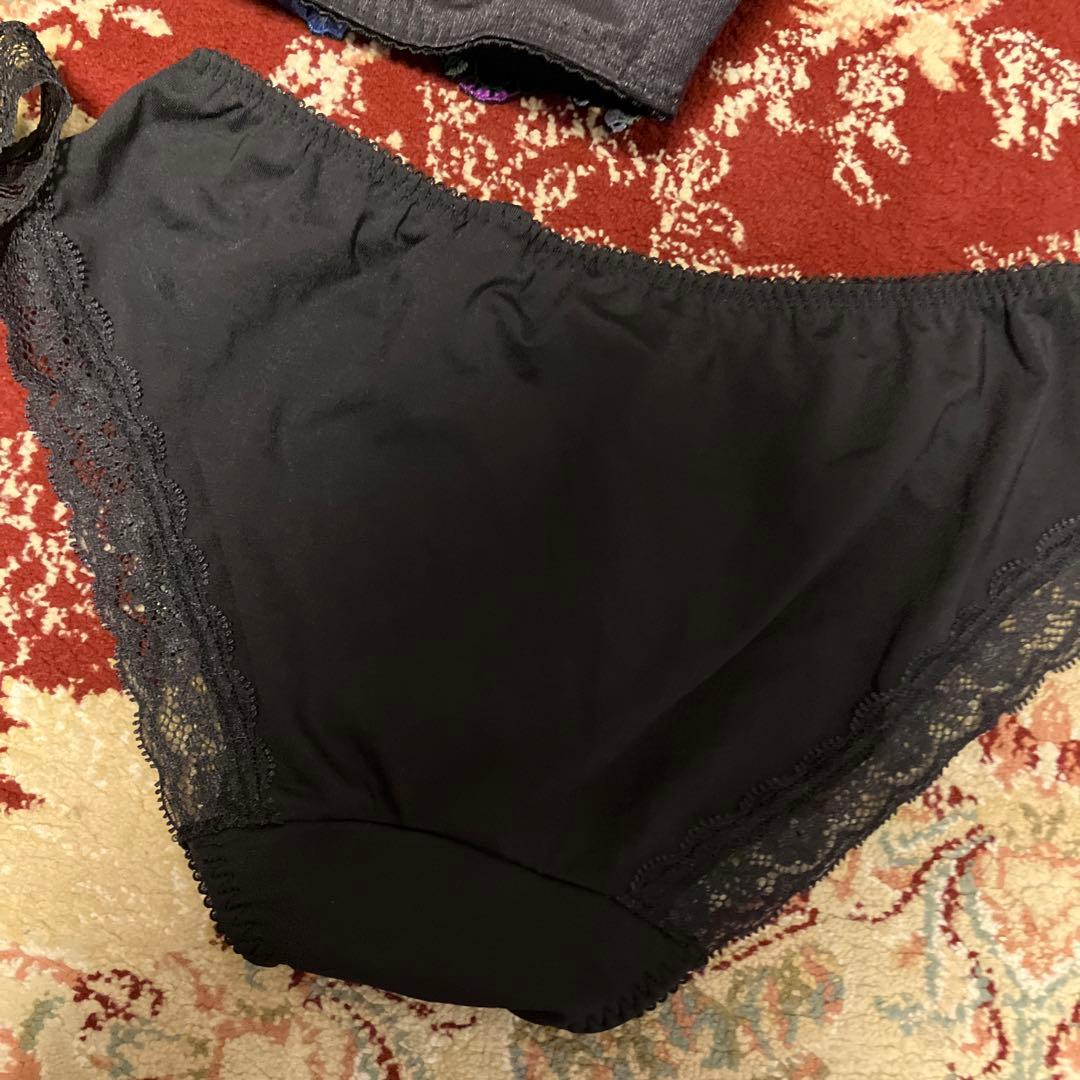 値下げ‼️サルート 81 BL ブラック P-upブラ&ソング&ショーツG80 L