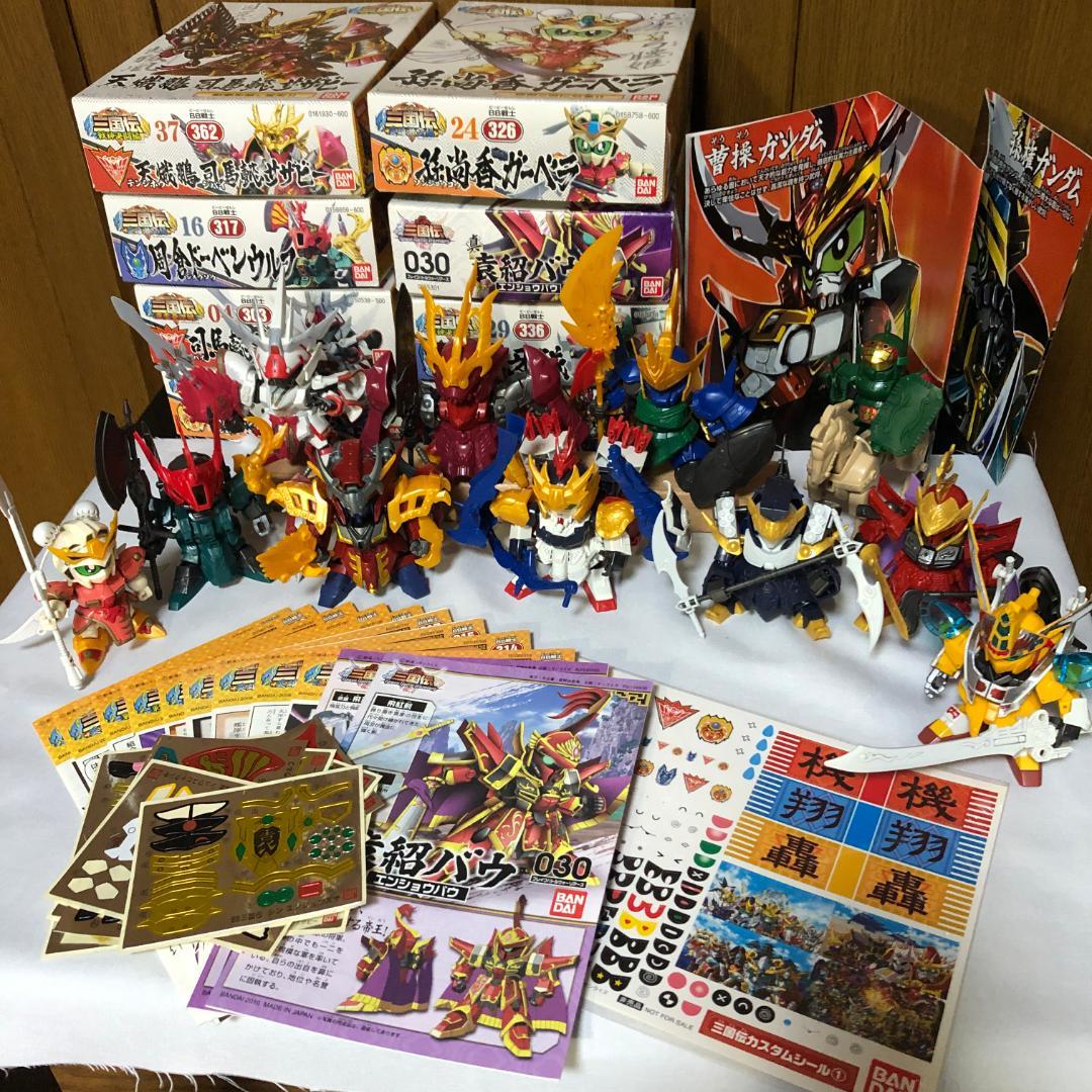 SD三国伝１１体＆ジャンク 説明書 ポスター シールセット