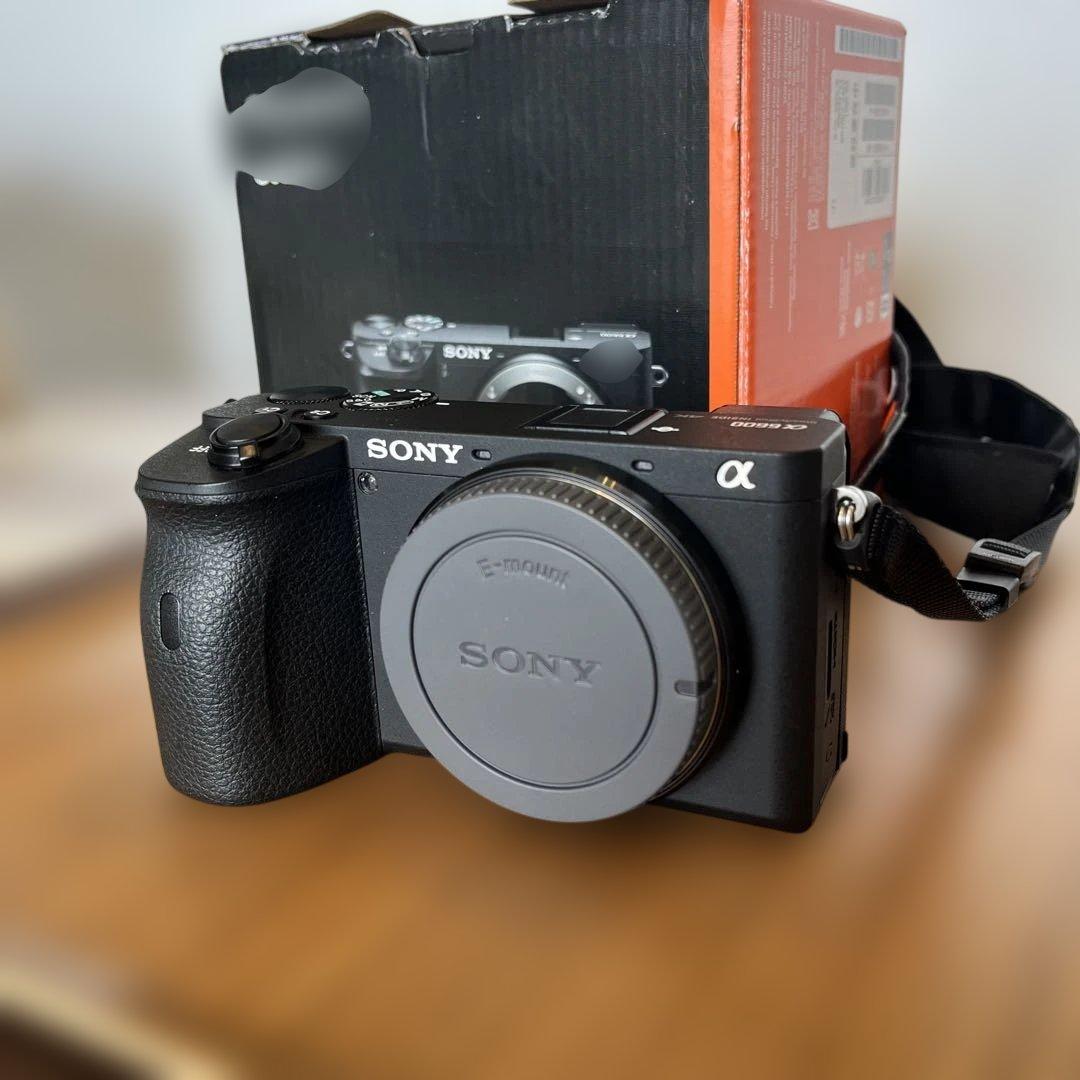 【美品】SONY α6600 ilce-a6600 ボディ 本体　撮影ガイド付