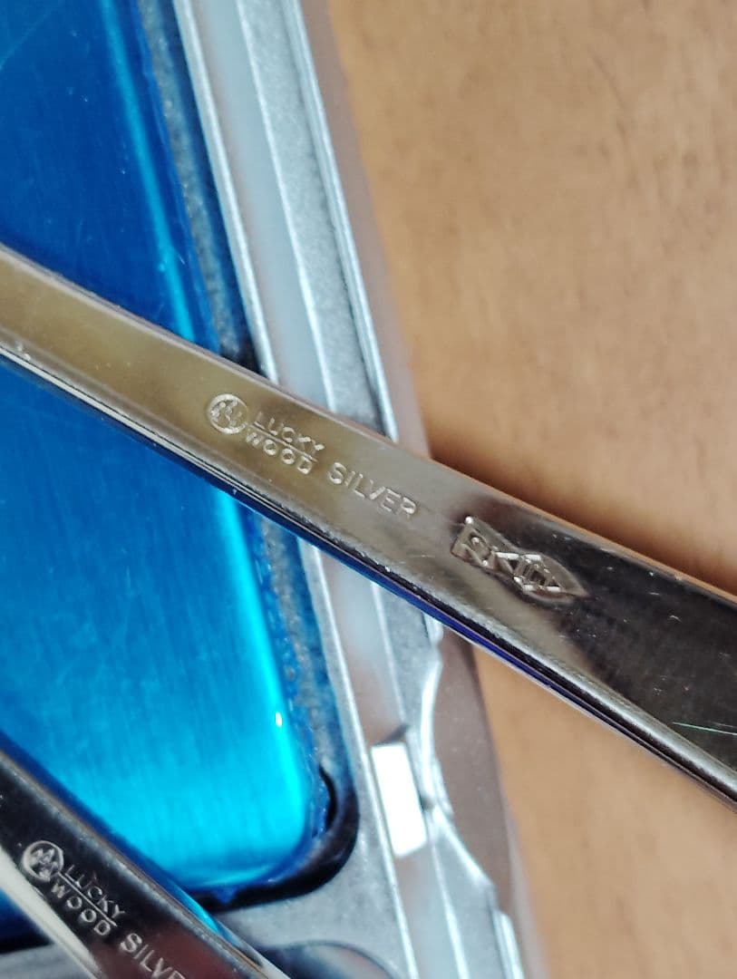 Lucky　wood　純銀スプーン