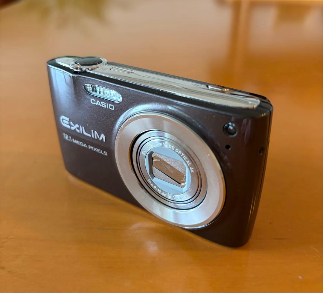 CASIO EXILIM EX-Z400 コンパクトデジタルカメラ　ブラウン