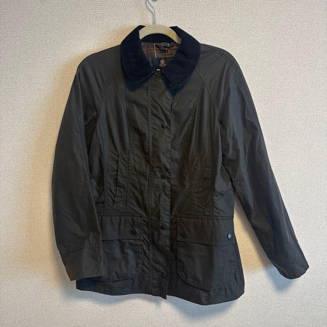 ほぼ新品　Barbour BEADNELL ワックスジャケット　ダークグリーン