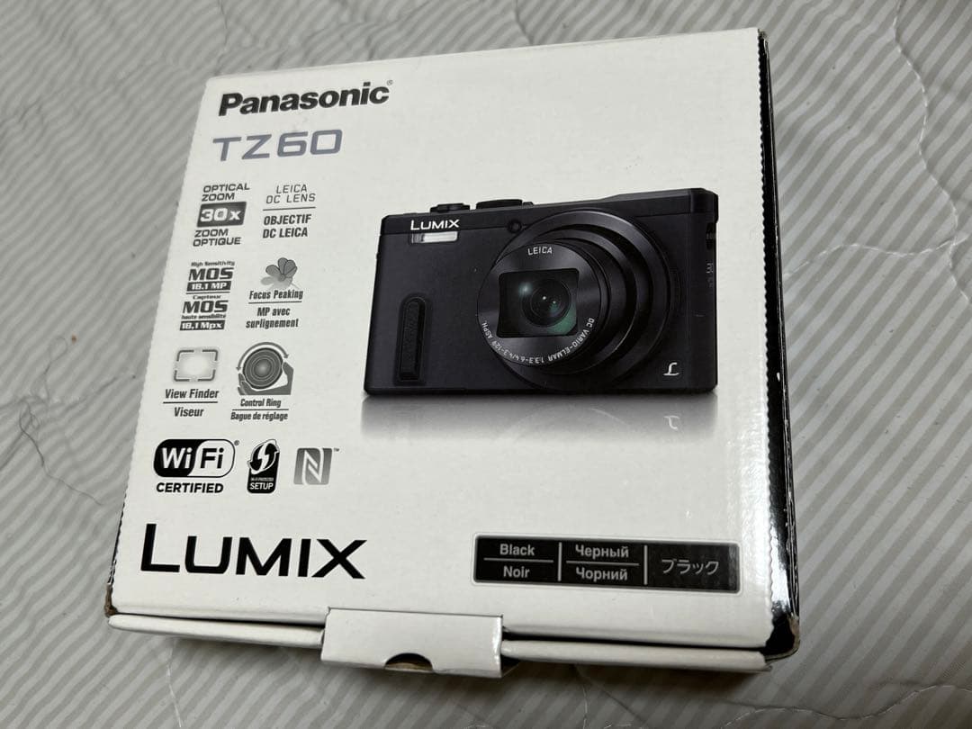【極美品】Panasonic LUMIX TZ60 黒 ライカレンズ