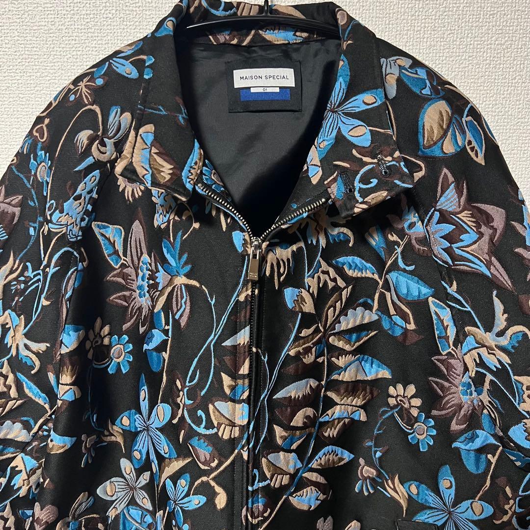 プライムオーバーフクレリーフジャガードスウィングトップブルゾン