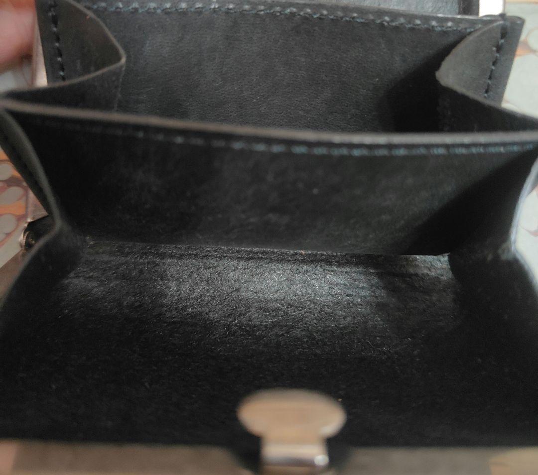 黒　Hender Scheme／エンダースキーマ3d purse財布　コンパクト