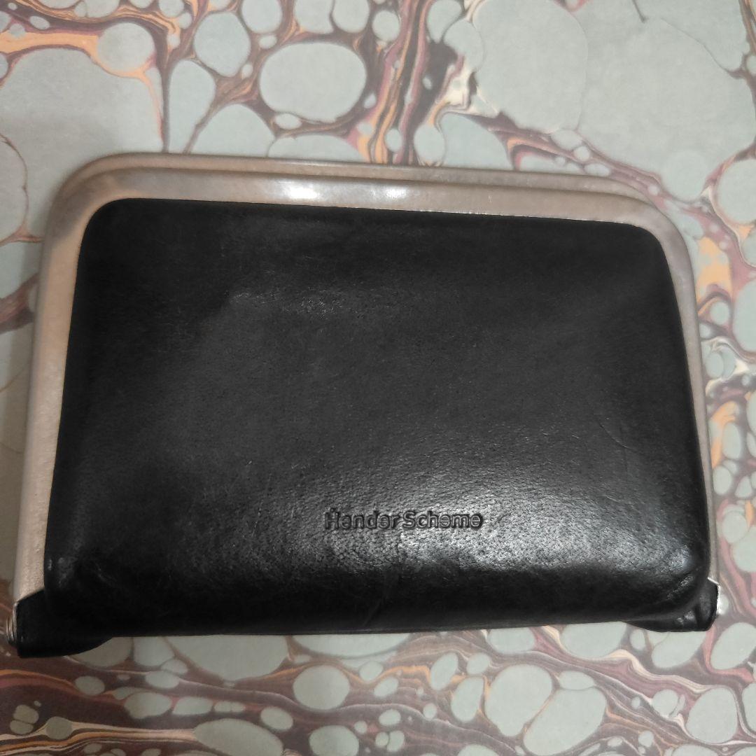 黒　Hender Scheme／エンダースキーマ3d purse財布　コンパクト