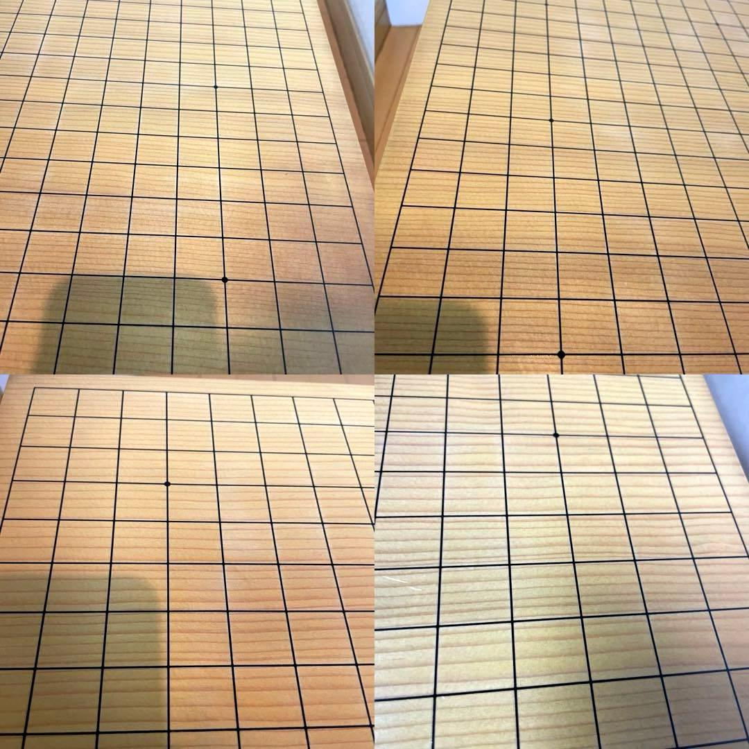 囲碁盤セット　厚み20.5cm 桐箱付き