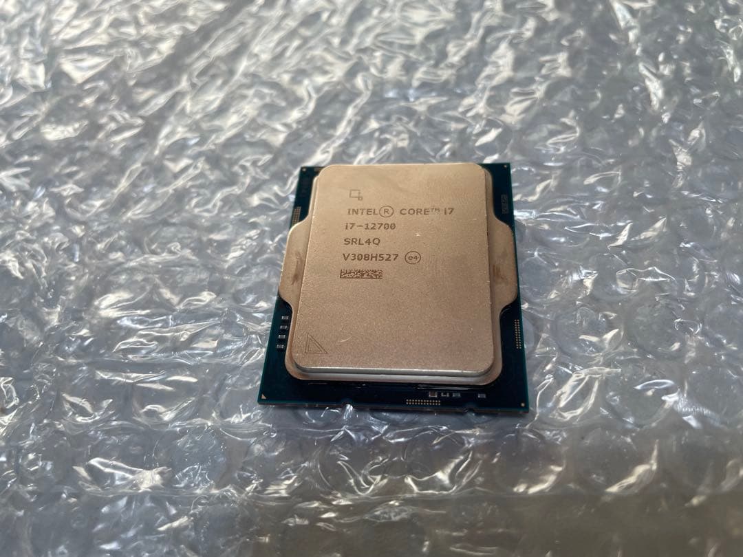 第12世代 Intel i7-12700 CPU ジャンク品