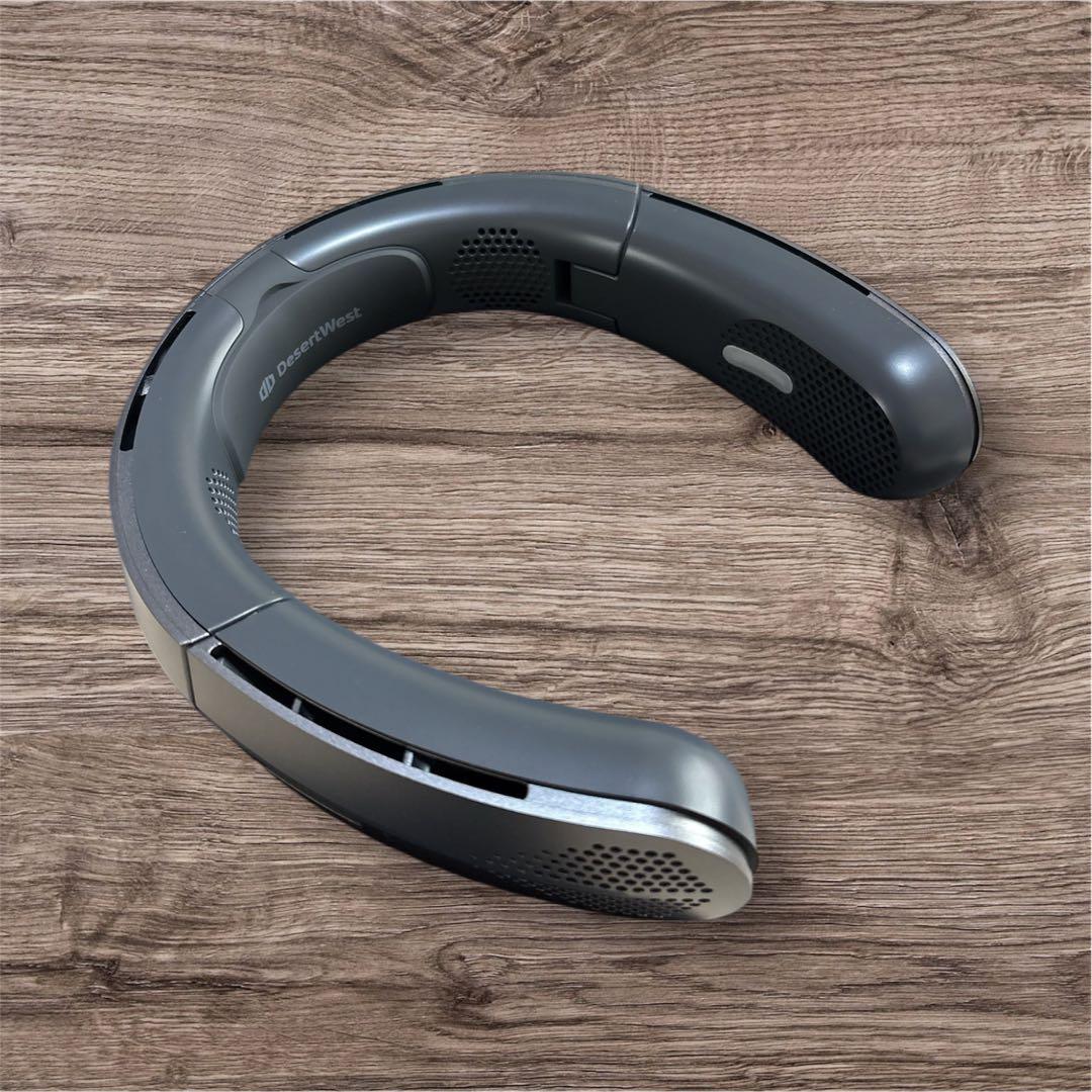 【DesertWest 】首掛け扇風機 ネックファン 折りたたみ式