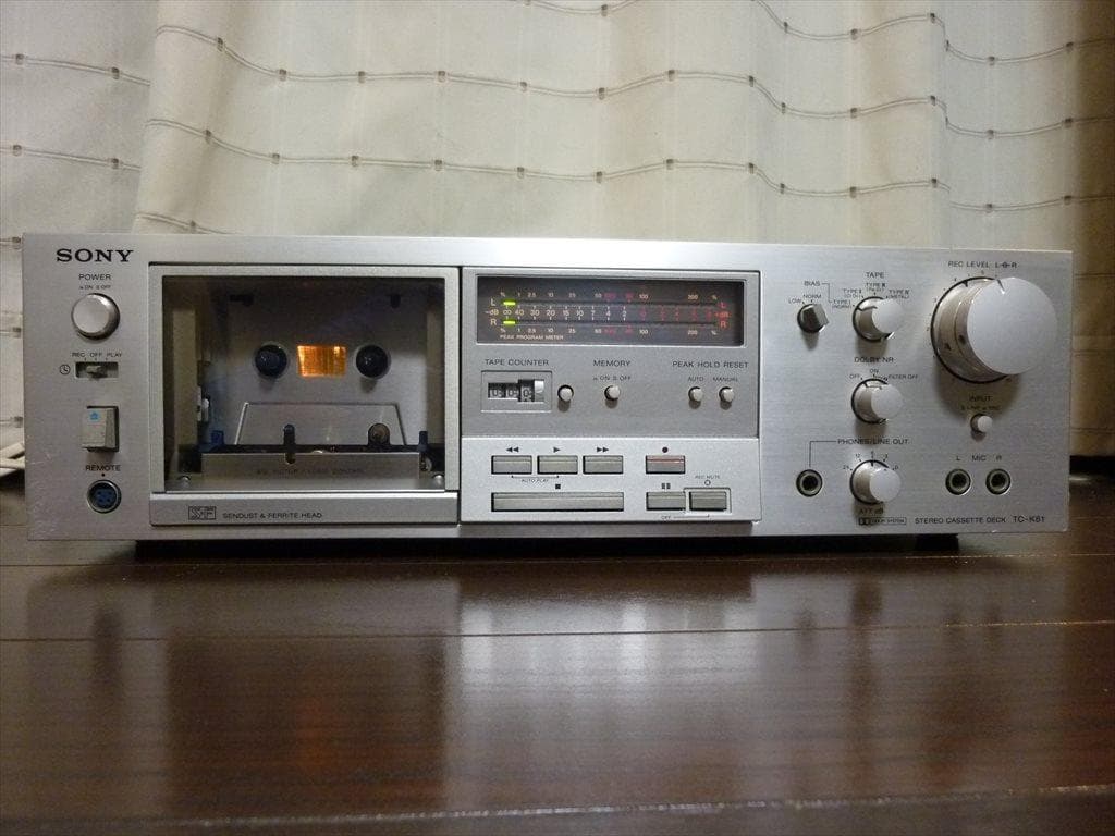 SONY ソニー カセットデッキ TC-K61 修理済 全機能動作 美品